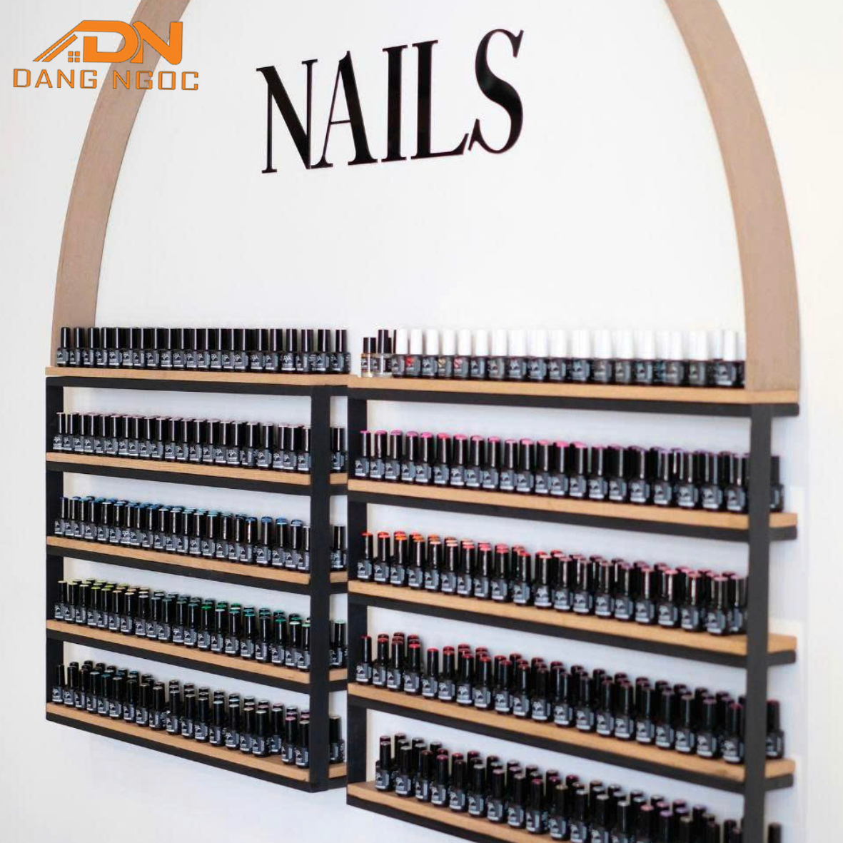Mẫu kệ nail treo tường đẹp hiện đại - Nội Thất Đặng Ngọc