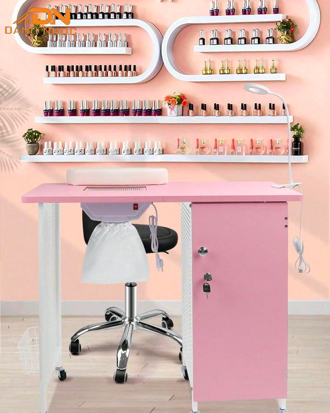 Mẫu kệ nail treo tường đẹp hiện đại - Nội Thất Đặng Ngọc