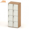 Mẫu tủ locker gỗ văn phòng hiện đại nhiều ngăn - Nội Thất Đặng Ngọc