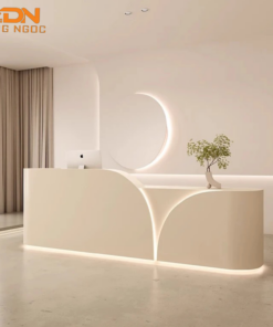 Mẫu quầy thu ngân shop thời trang nhỏ gọn