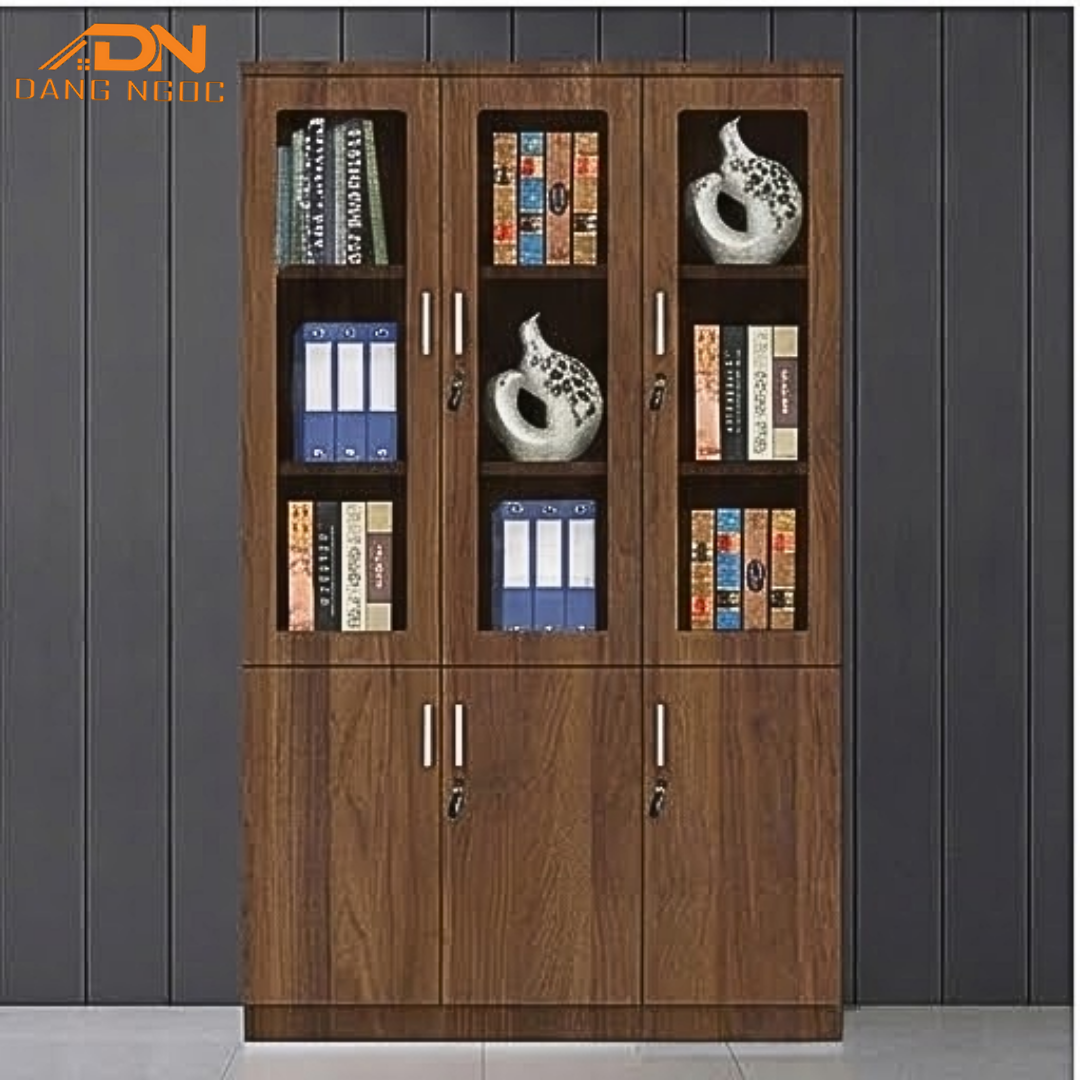 Tủ Hồ Sơ Văn Phòng 3 Buồng Cánh Kính - Nội Thất Đặng Ngọc - Ảnh 3