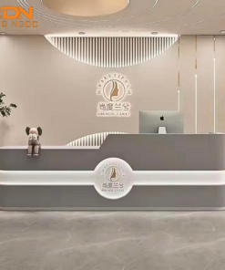 Mẫu quầy thu ngân shop thời trang nhỏ gọn