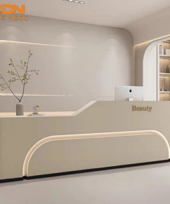 Thiết kế quầy lễ tân Spa đẹp kết hợp đèn LED