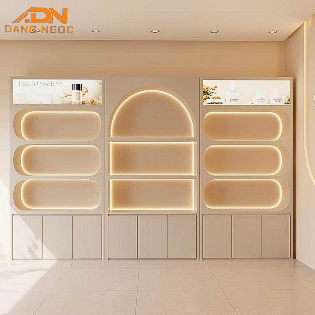 Mẫu tủ trưng bày sản phẩm đẹp thiết kế hiện đại - Nội Thất Đặng Ngọc