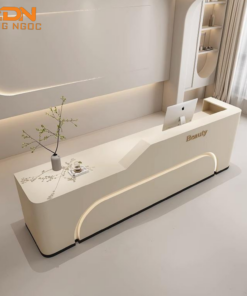 Mẫu quầy thu ngân shop thời trang nhỏ gọn
