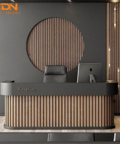 Thiết kế quầy lễ tân Spa đẹp kết hợp đèn LED