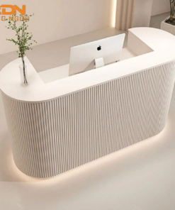 Thiết kế quầy lễ tân Spa đẹp kết hợp đèn LED