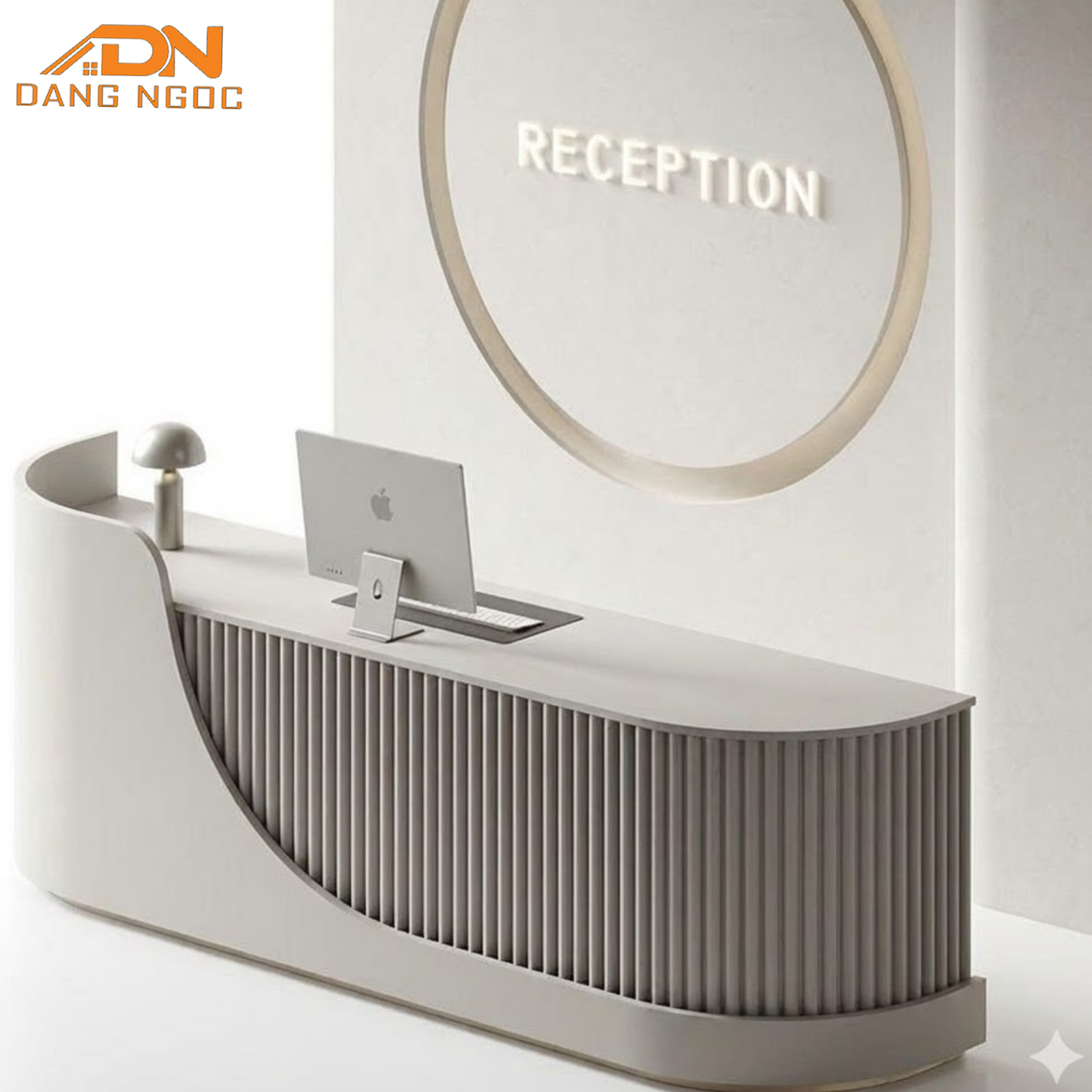 Mẫu quầy lễ tân hiện đại thiết kế đẹp - Nội Thất Đặng Ngọc