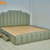 Mẫu giường ngủ hiện đại đẹp gỗ MDF - Nội Thất Đặng Ngọc