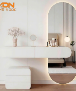 Mẫu bàn trang điểm đẹp hiện đại có đèn LED - Nội Thất Đặng Ngọc