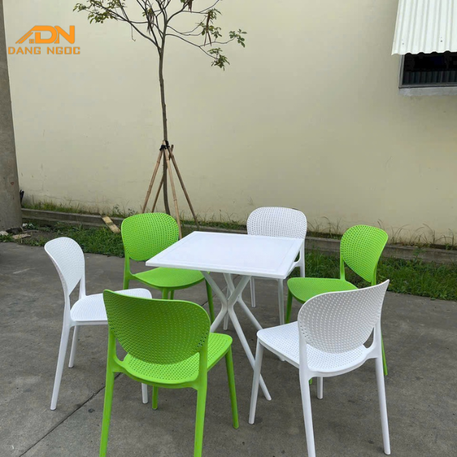 Ghế Nhựa Đúc Cà Phê Loại 1 Giá Rẻ - Ảnh 5