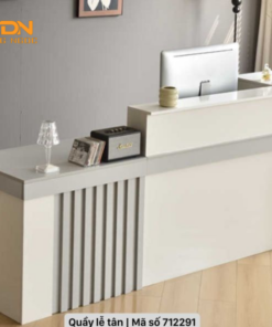 Quầy Lễ Tân Ốp Lam  Đẹp Giá Rẻ TPHCM