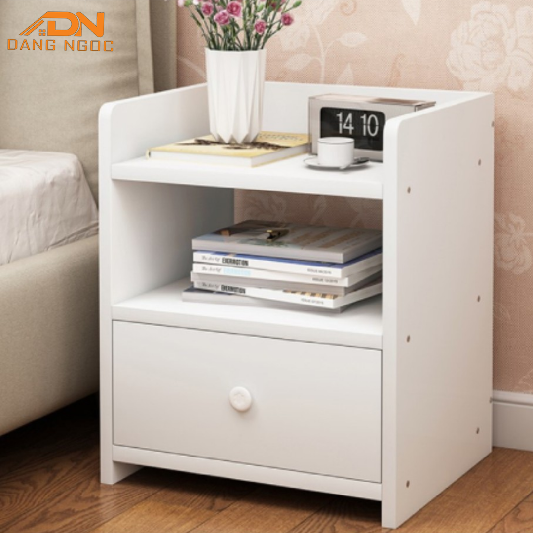Mẫu tủ đầu giường gỗ MDF đẹp hiện đại - Nội Thất Đặng Ngọc