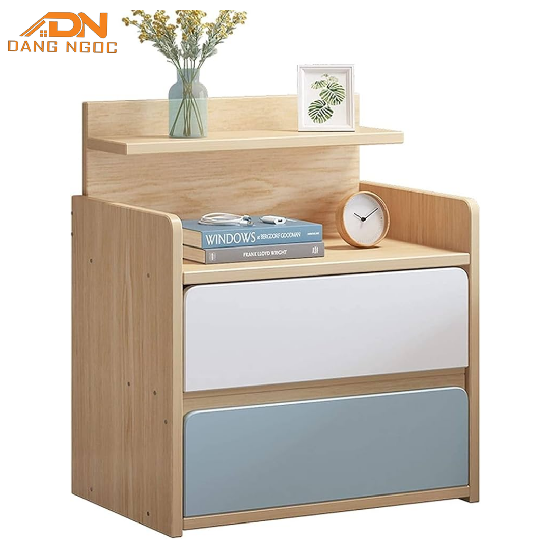 Thiết kế tủ đầu giường có ngăn kéo lưu trữ đồ cá nhân