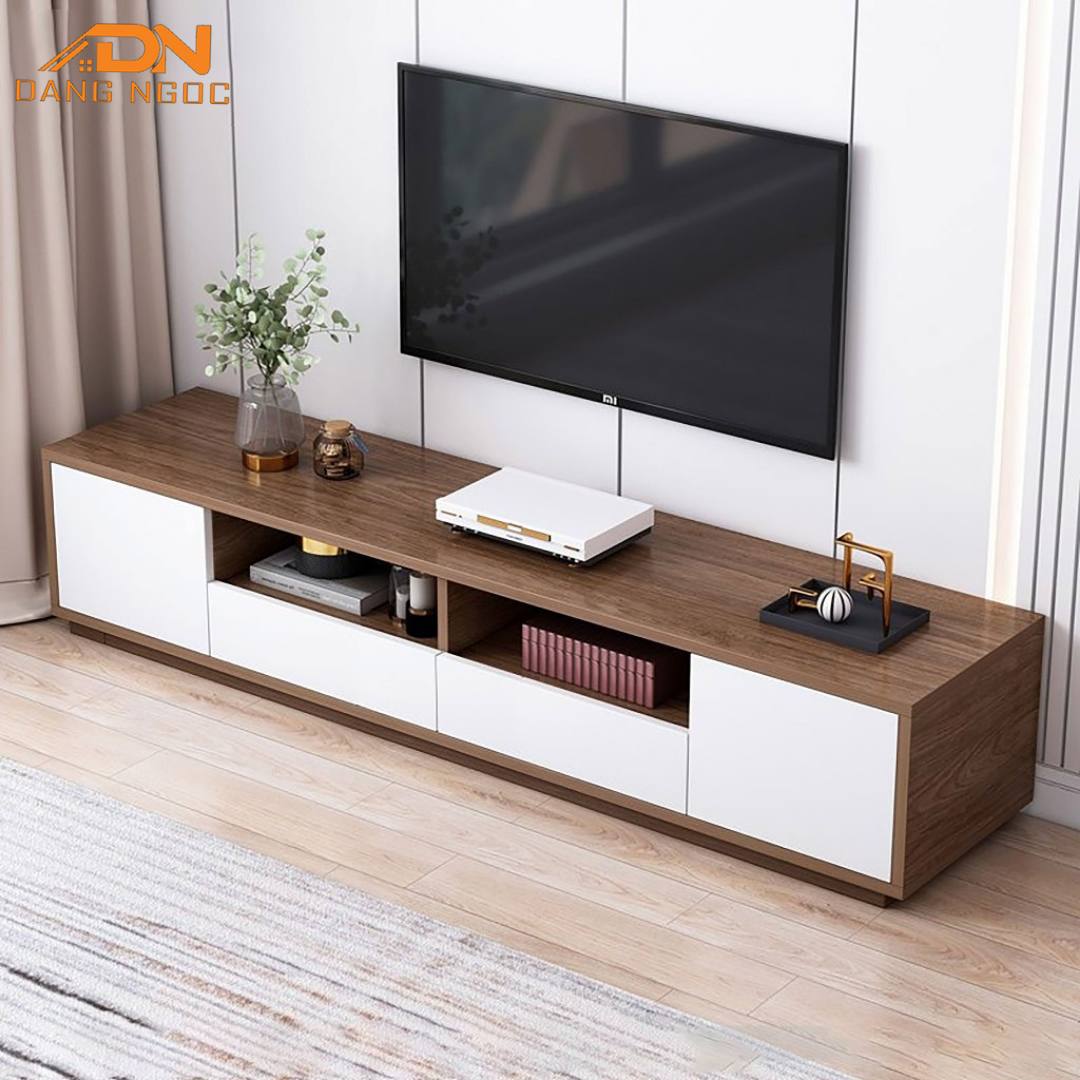 Mẫu kệ tivi phòng khách hiện đại đẹp sang trọng - Nội Thất Đặng Ngọc