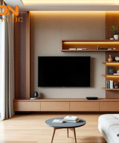 Mẫu kệ tivi phòng khách hiện đại đẹp sang trọng - Nội Thất Đặng Ngọc